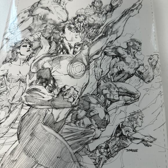 DC Justice League Unwrapped by Jim Lee Like New Hardcover Comic - Picture 6 of 7
